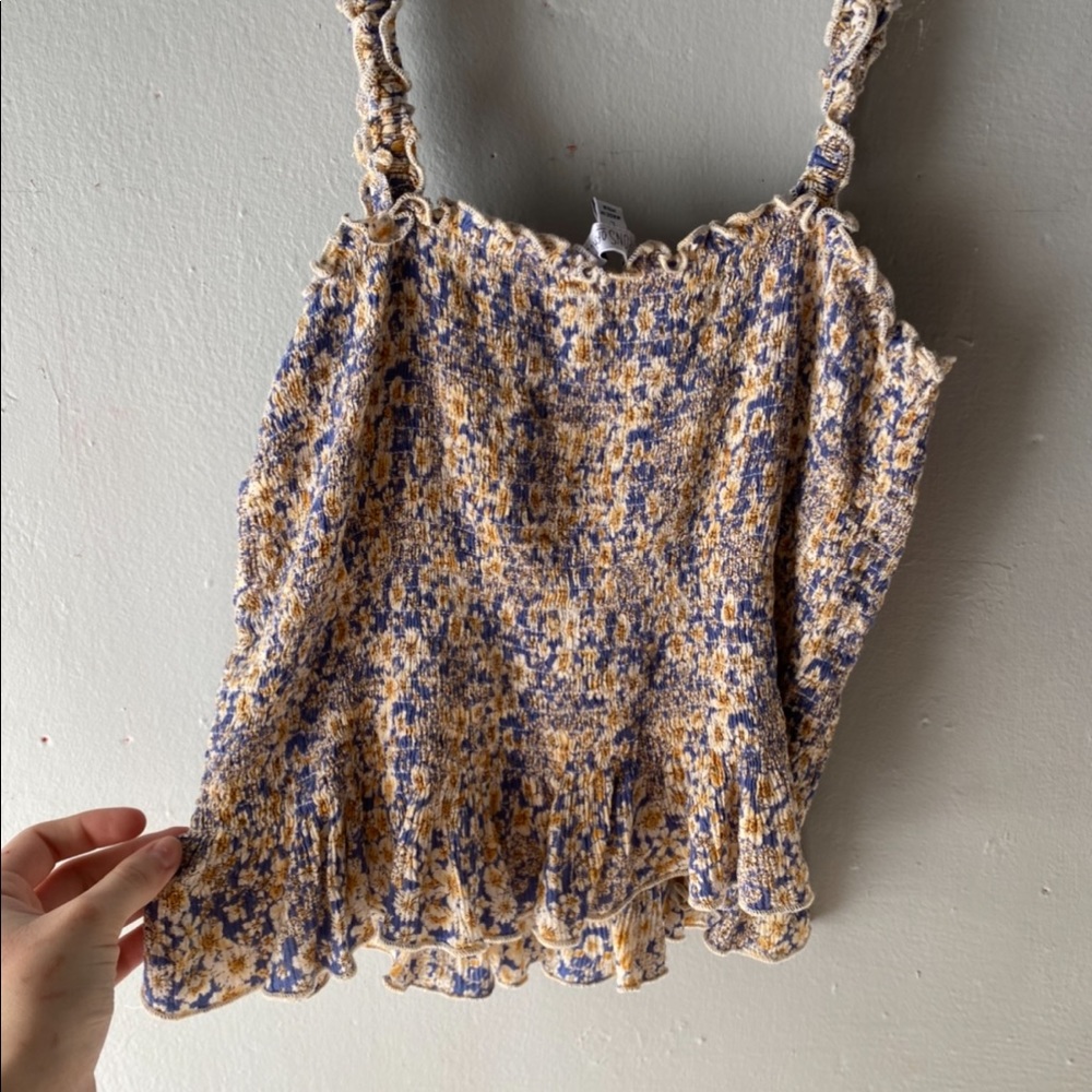 floral tank top